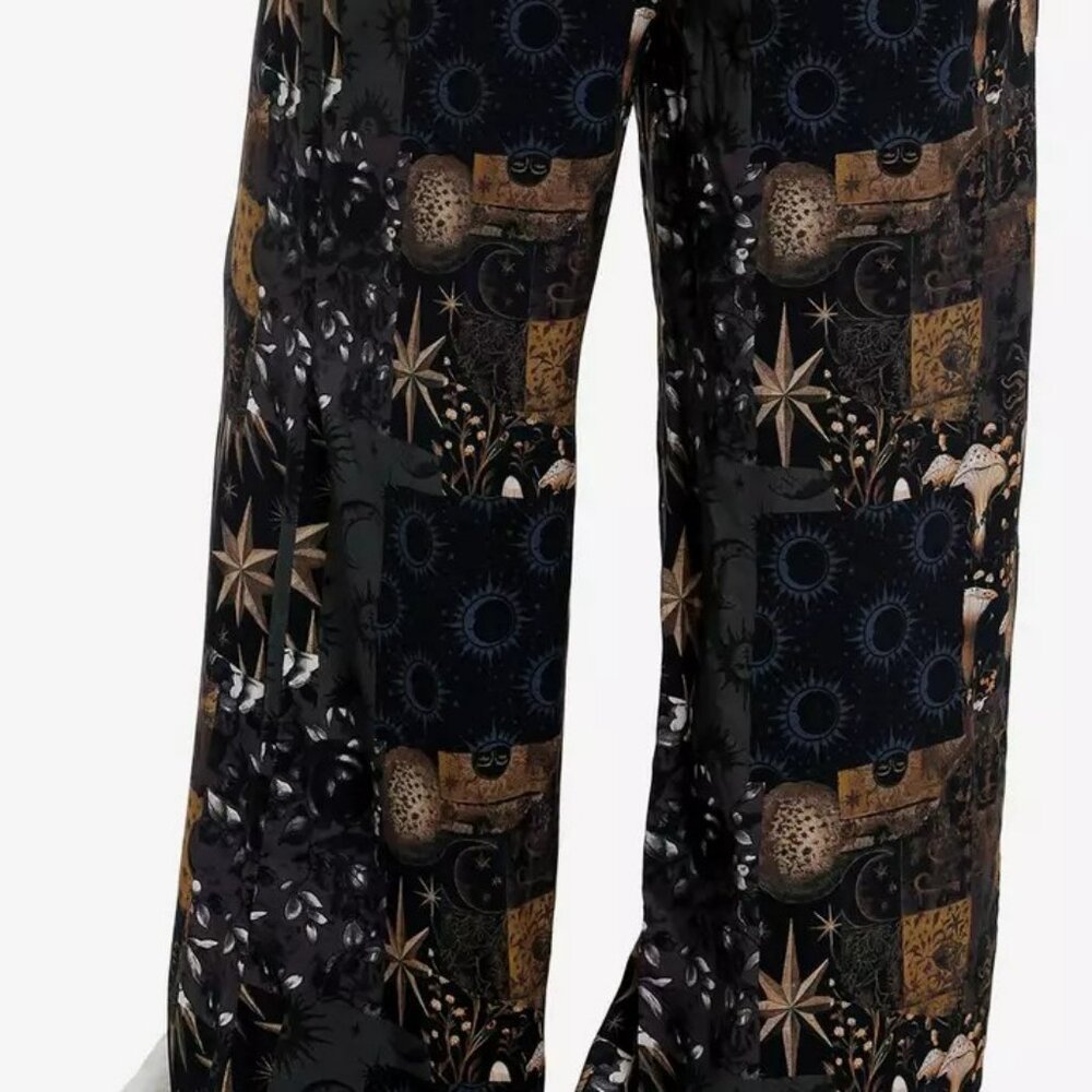Cosmic Aura Celestial Patchwork Print Lounge Pant… - image 2